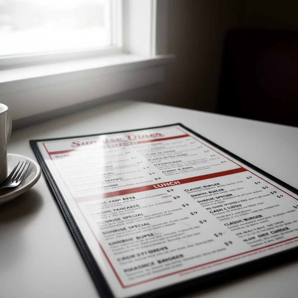 Menu photo from Amanda P.